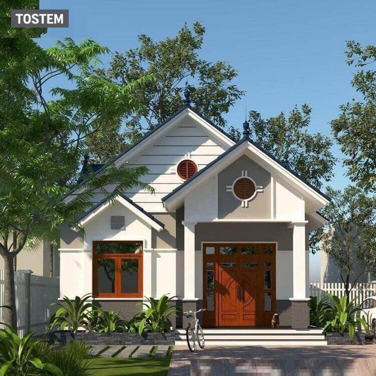 Thiết kế mẫu nhà cấp 4 giá rẻ đẹp ở nông thôn