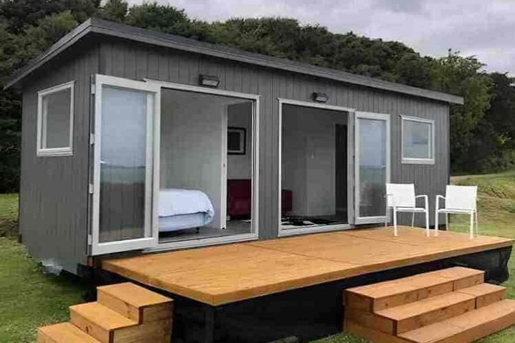Mẫu nhà container 20ft với thiết kế đơn giản, phù hợp cho người độc thân