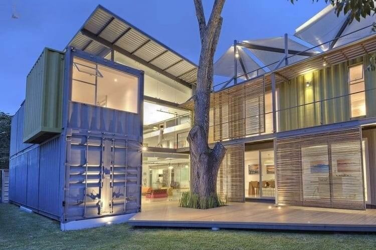 Mẫu nhà 2 container lắp cực kỳ phổ biến hiện nay