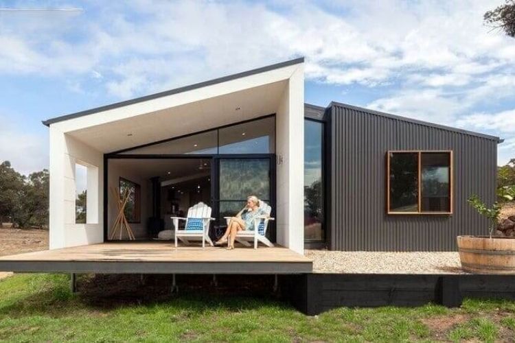 Nhà container 40ft rộng rãi, phù hợp cho gia đình nhỏ từ 3-4 người