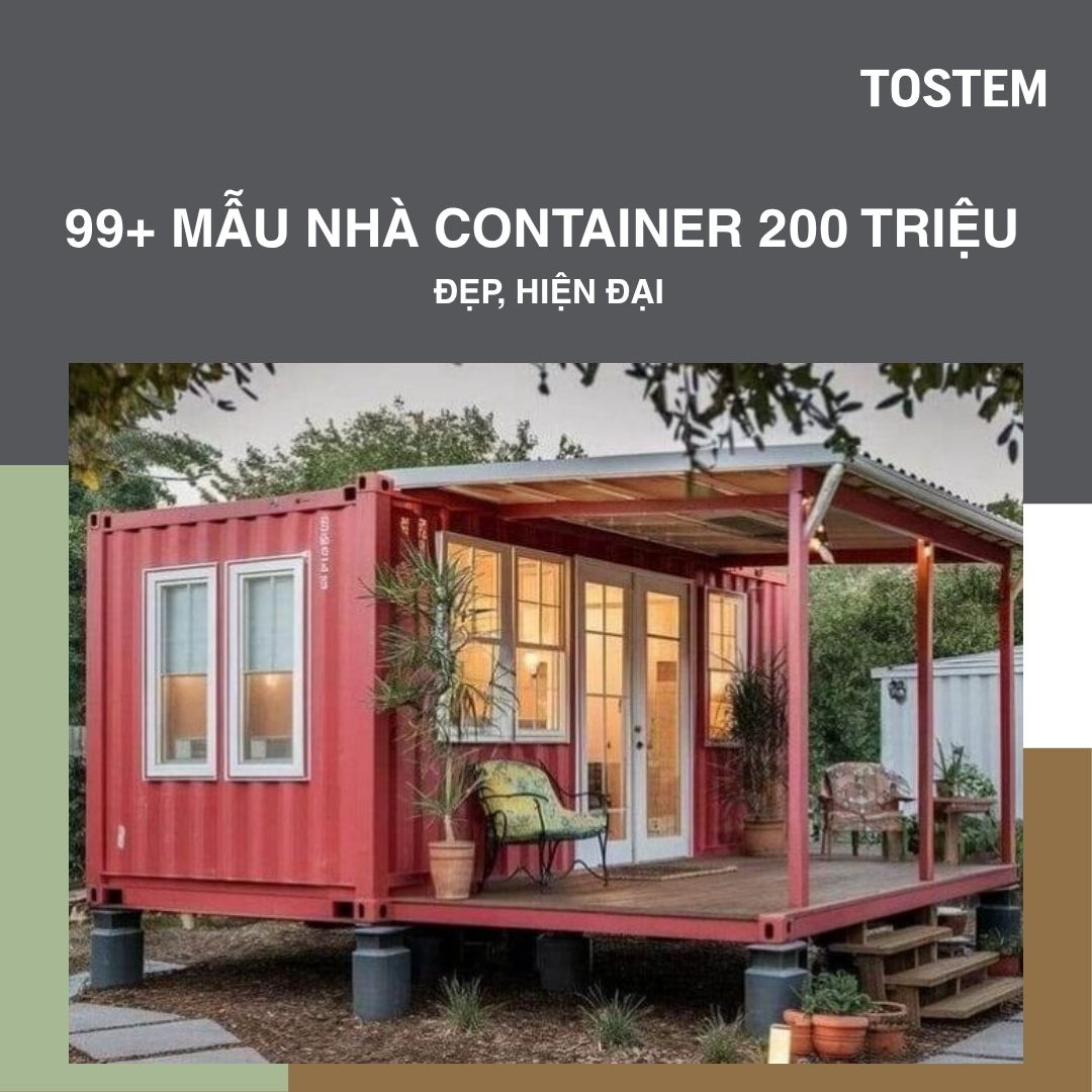 BST mẫu nhà container chỉ với ngân sách 200 triệu đồng