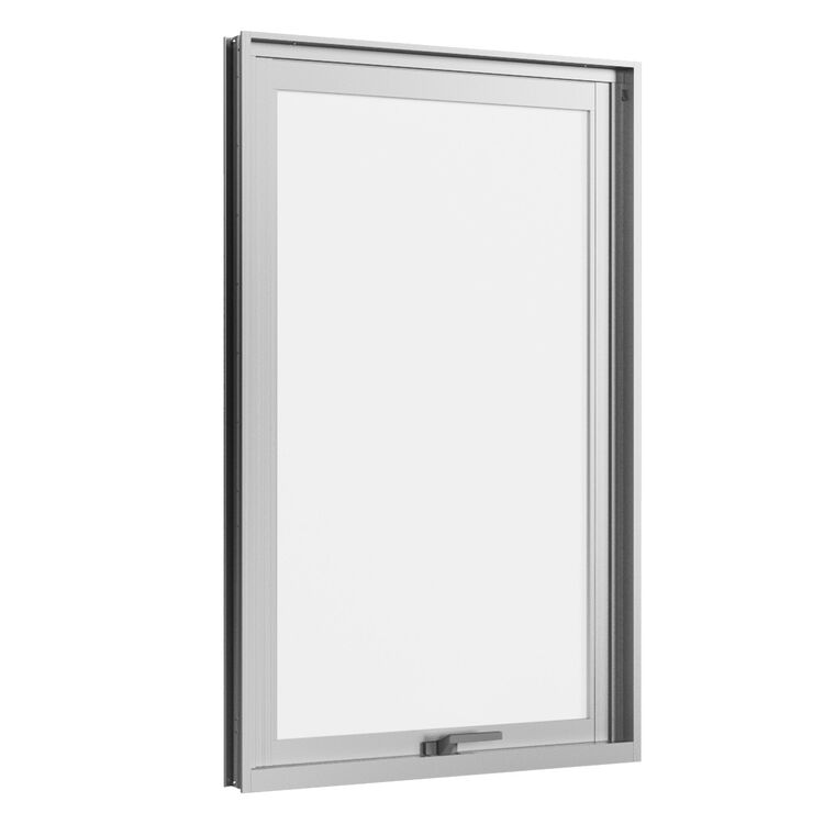 Cận cảnh thiết kế cửa sổ mở hất Grants kính cường lực của TOSTEM