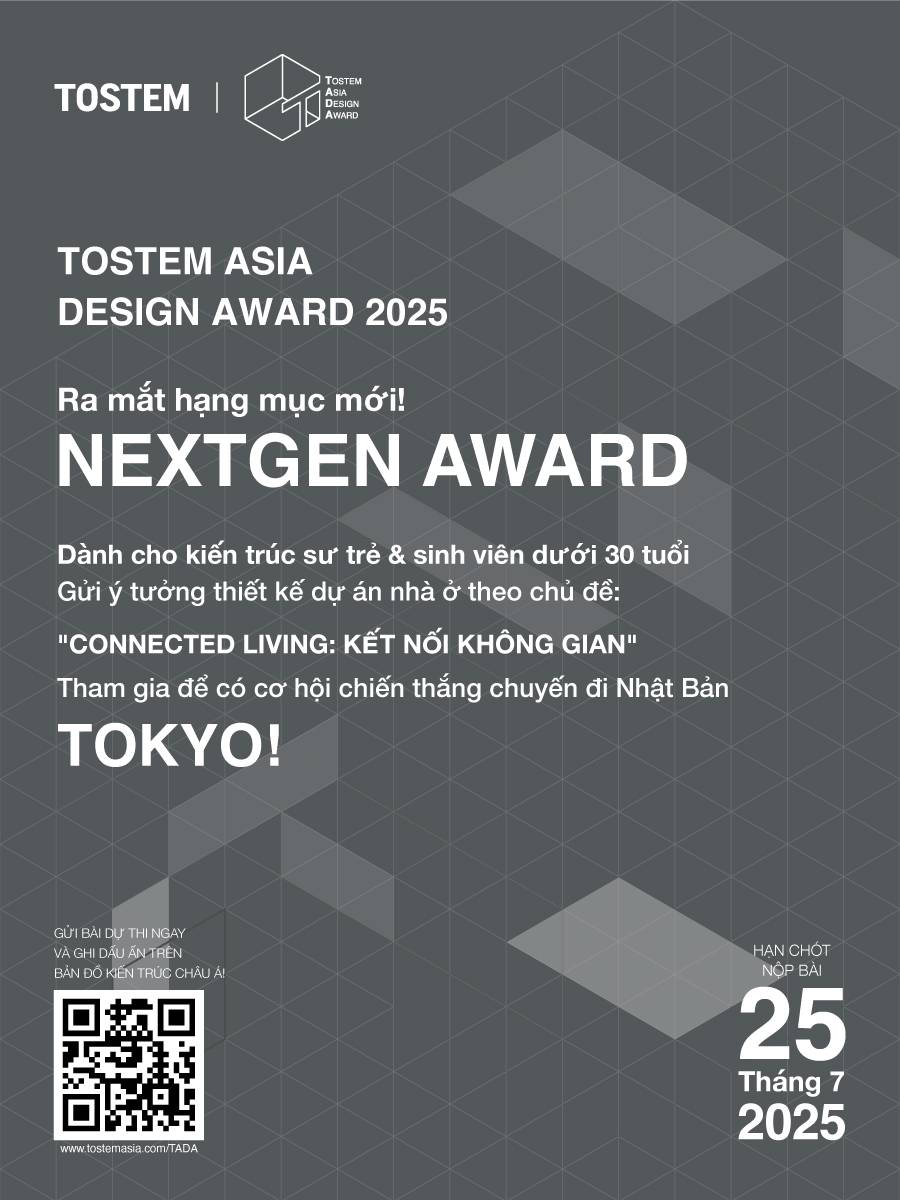 Hạng mục mới TADA 2025 – Giải thưởng thiết kế NEXTGEN