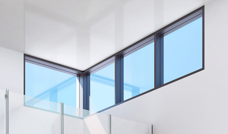 Biệt thự hiện đại với hệ cửa sổ kết hợp kính hộp (Nguồn ảnh: Internet)