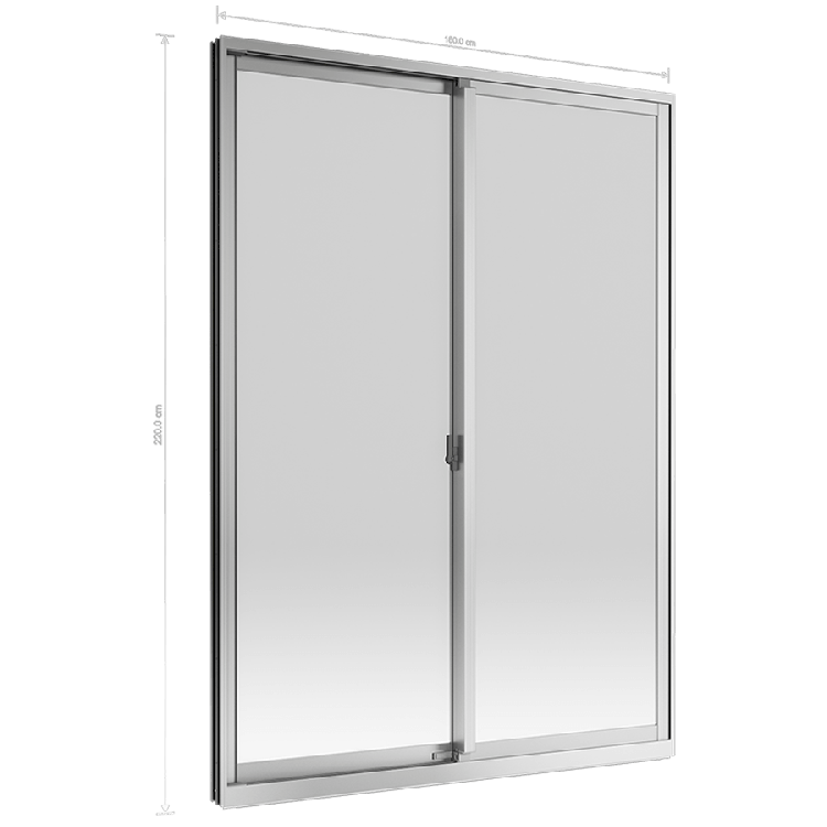 Cửa đi mở trượt 2 cánh dòng ATIS của TOSTEM