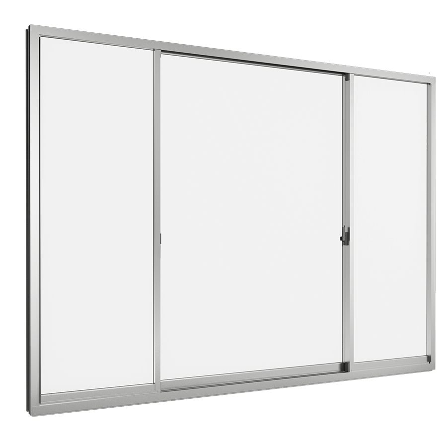 Cửa đi mở trượt 3 cánh 2 ray hệ GRANTS của TOSTEM