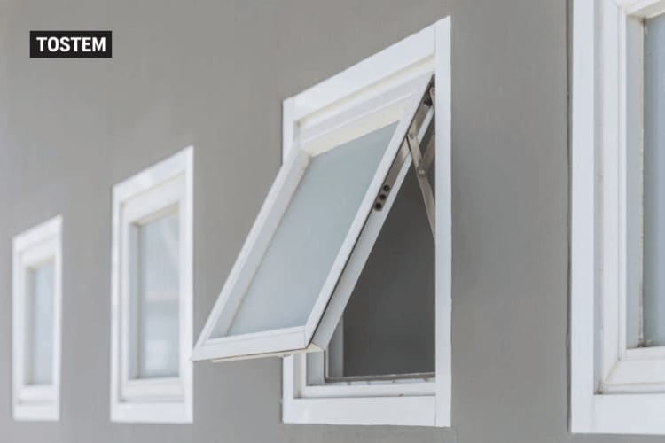 Cửa sổ mở hất 1 cánh đẹp, hiện đại cho các tòa nhà cao tầng 