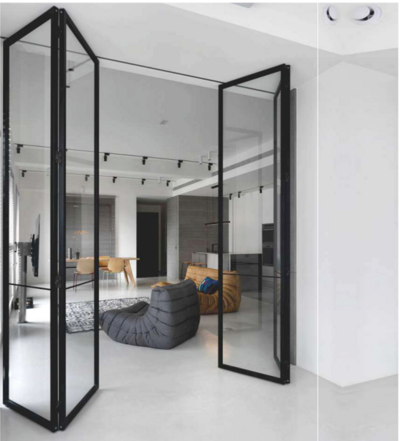 Cửa xếp trượt 4 cánh mở rộng toàn bộ không gian (Nguồn ảnh: Internet)