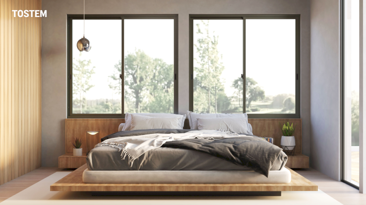 Gia chủ cân nhắc lựa chọn loại cửa phù hợp kiến trúc tổng thể về đường nét, màu nhôm và kiểu mở