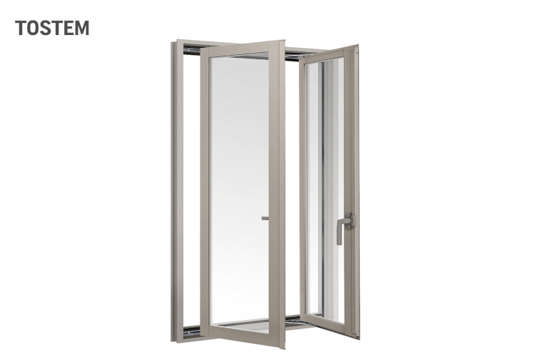 Mẫu cửa sổ mở quay 2 cánh TOSTEM