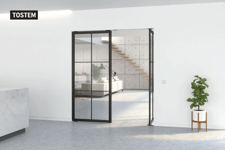 Mẫu thiết kế cửa đi mở quay 2 cánh giúp nâng tầm phong cách sống