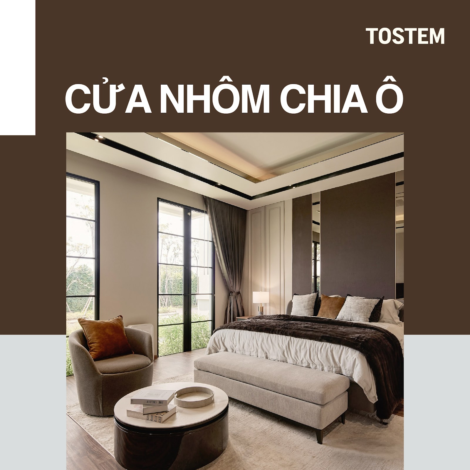 10 mẫu cửa nhôm chia ô: Điểm nhấn cho không gian sống hiện đại