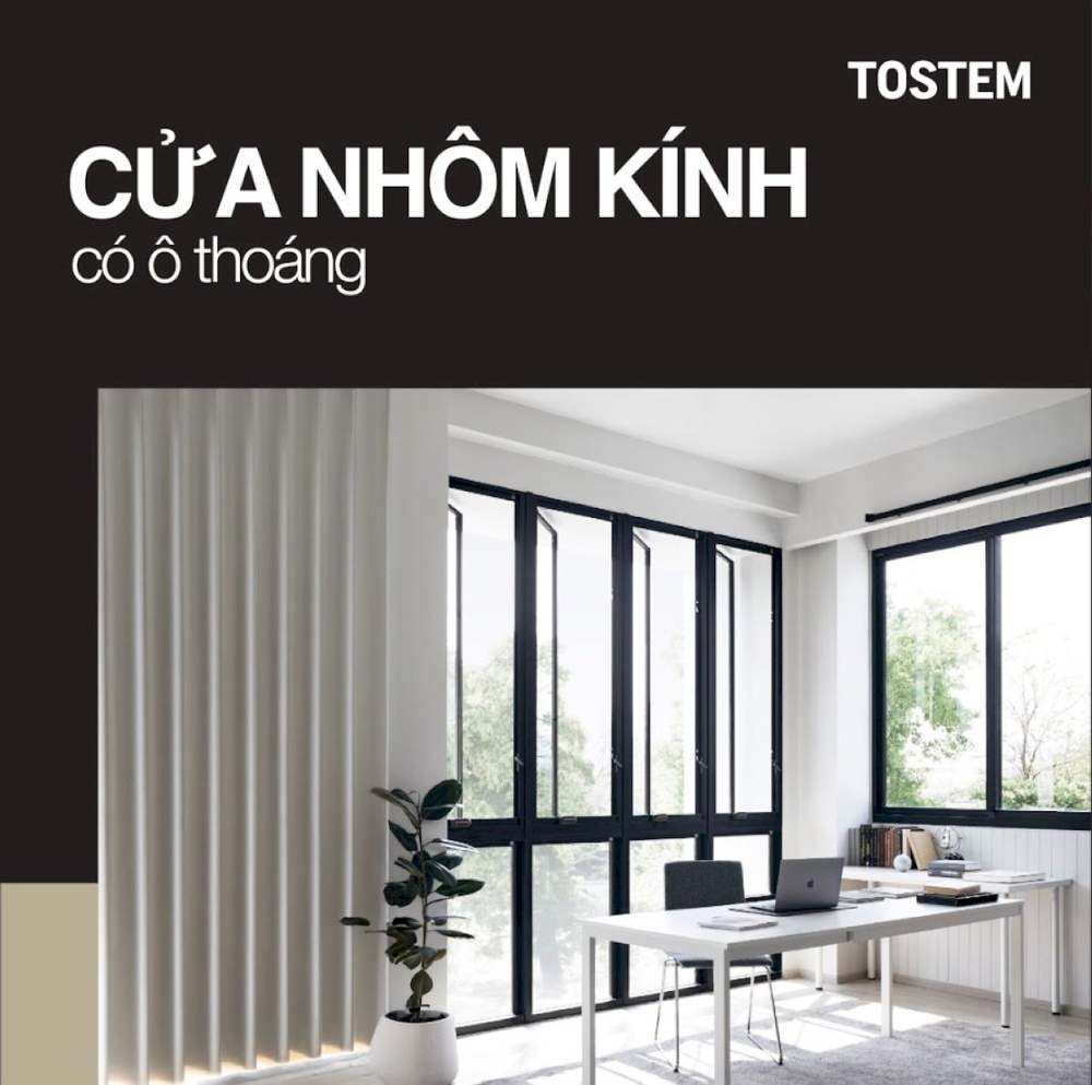 Cửa nhôm kính có ô thoáng – Giải pháp tối ưu ánh sáng & thông gió