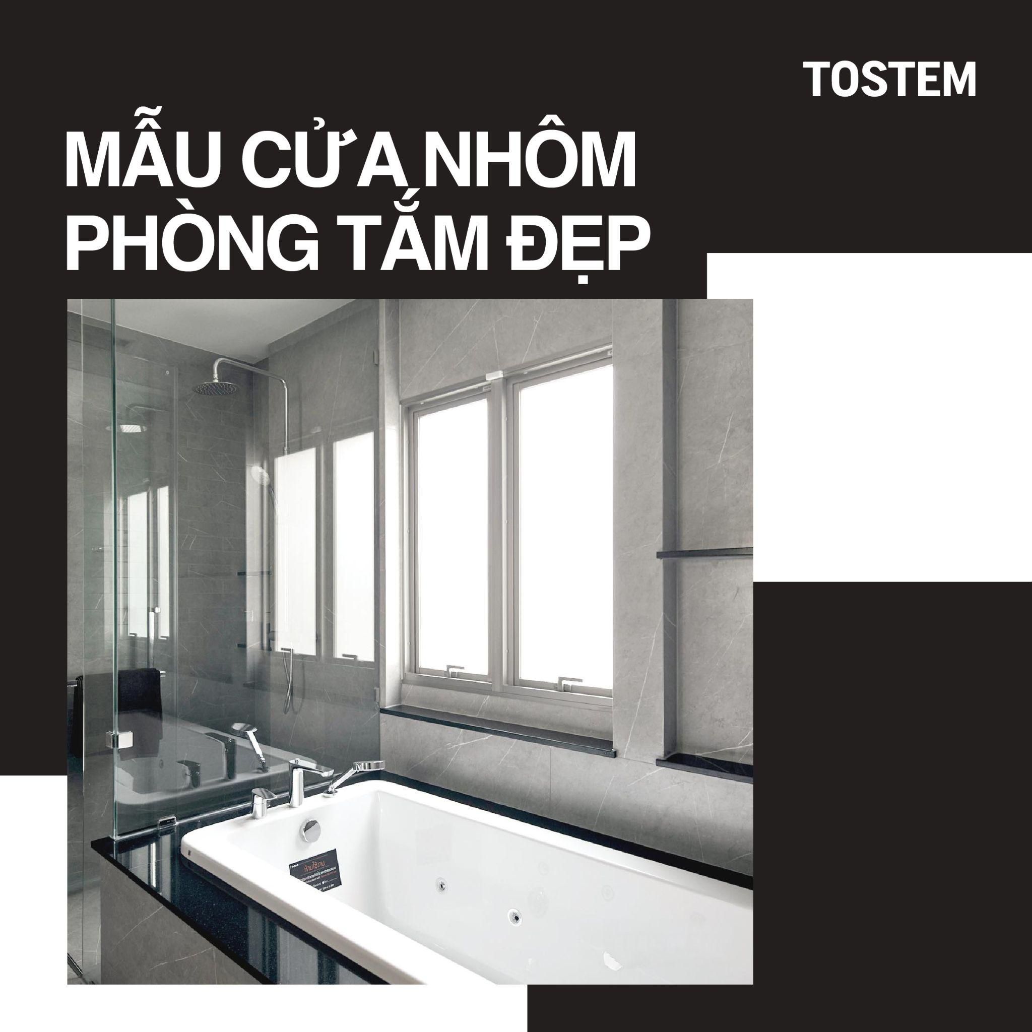 18 mẫu cửa nhôm phòng tắm HOT, sang trọng & Báo giá mới năm 2025