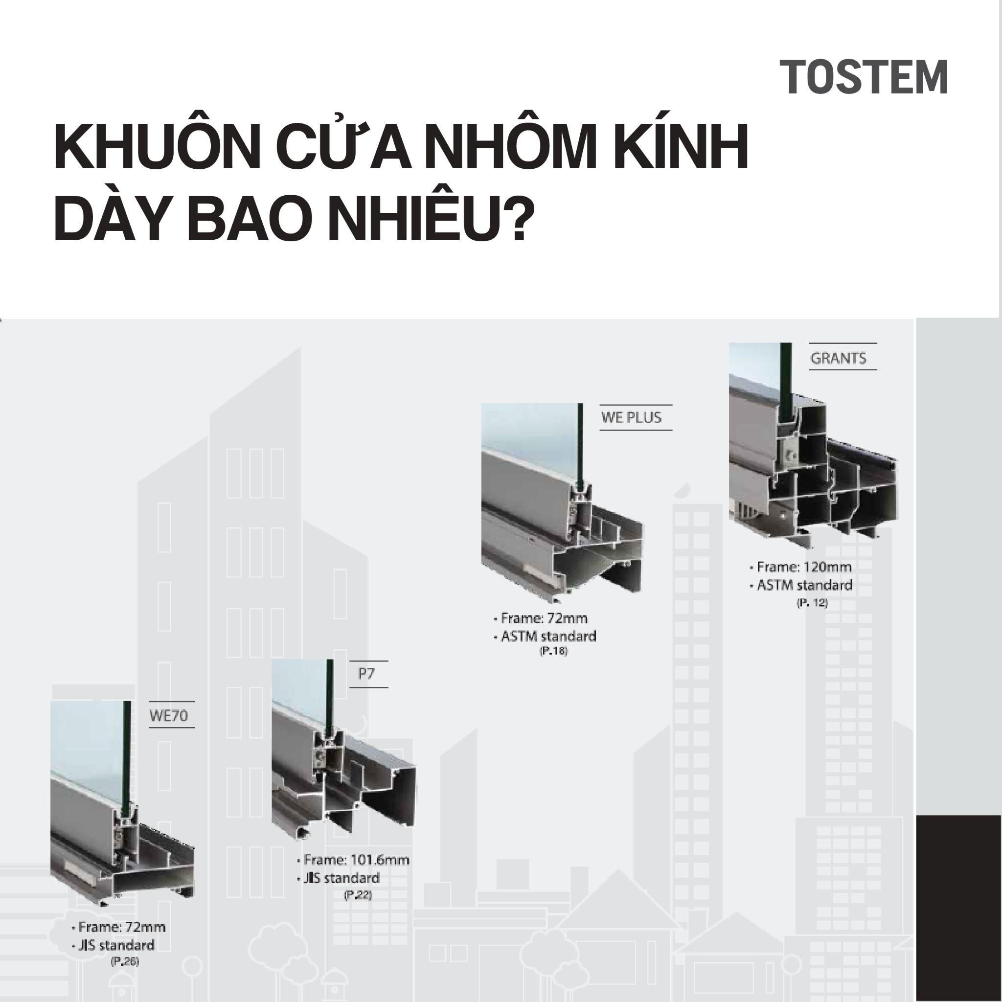 Khuôn cửa nhôm kính dày bao nhiêu? Bật mí kích thước đạt chuẩn