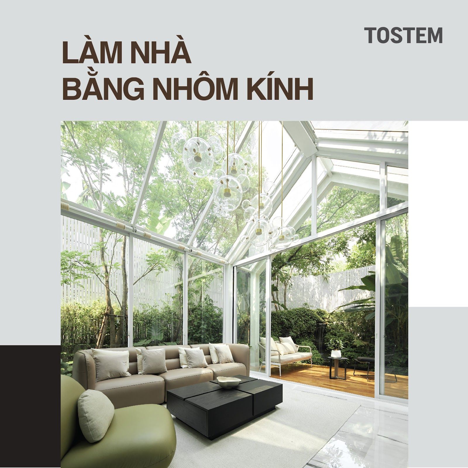 Làm nhà bằng nhôm kính: Xu hướng hiện đại cho không gian bền vững
