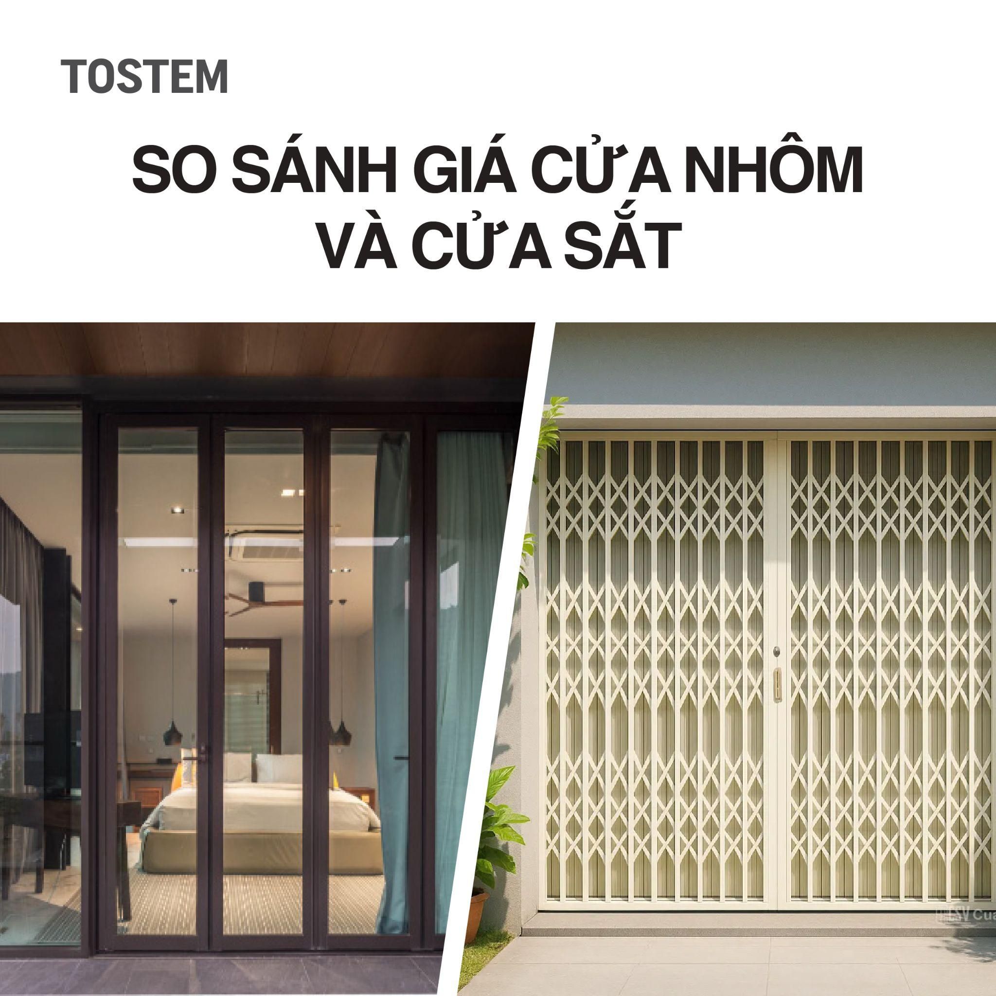 So sánh giá cửa nhôm và cửa sắt: Nên sử dụng loại nào?