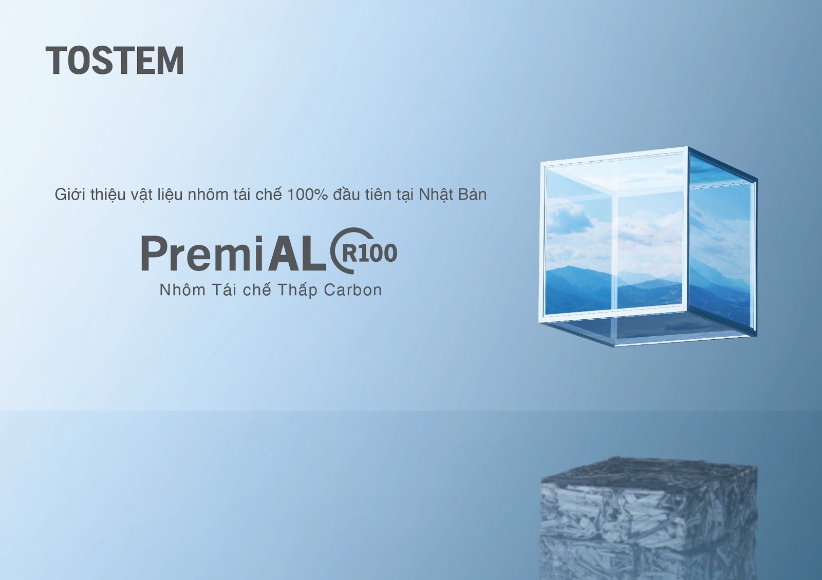 Nhôm tái chế - giải pháp vật liệu xanh cho tương lai bền vững.