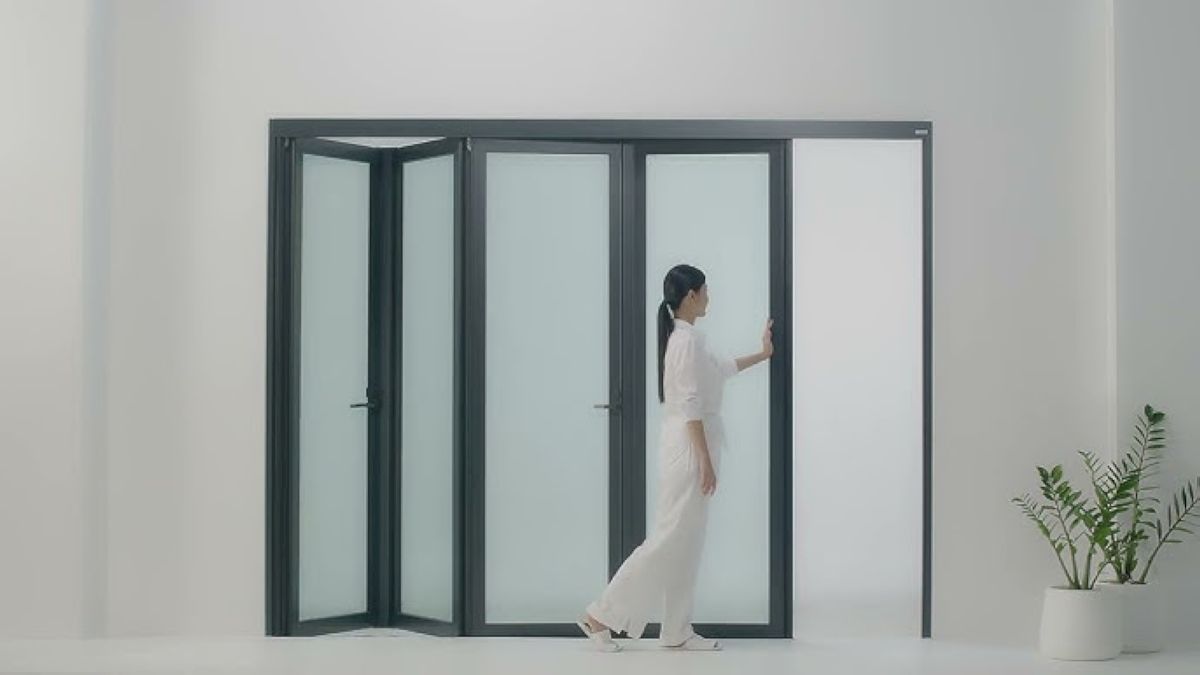 Thiết kế cửa xếp trượt của TOSTEM với tính thẩm mỹ cao