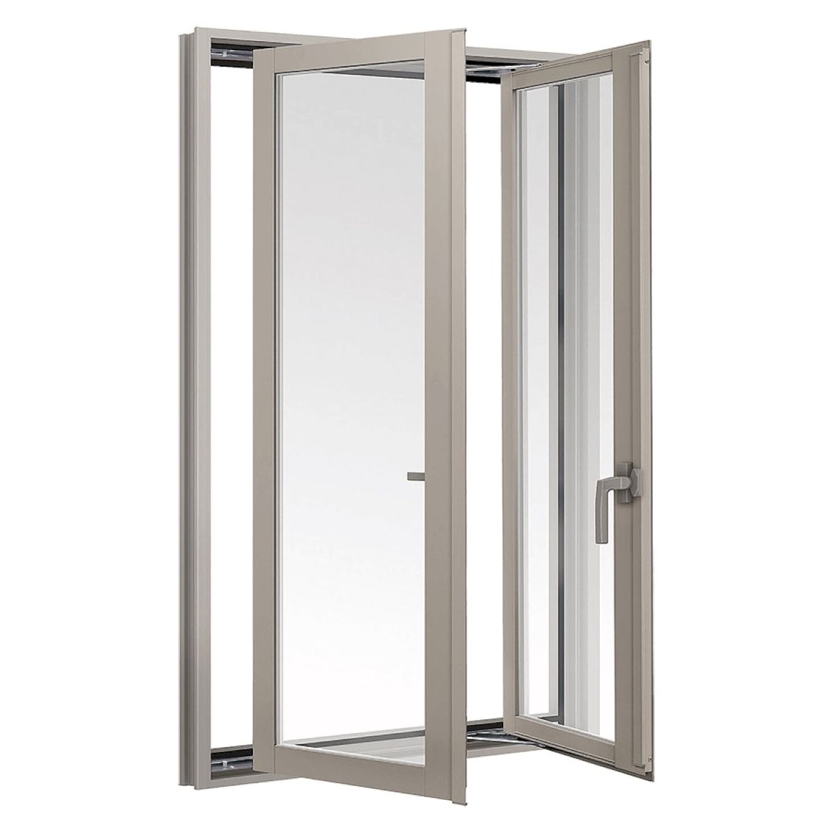 Cửa sổ mở quay TOSTEM được trang bị hệ bản lề chắc chắn cùng lớp phủ chống ăn mòn giúp cửa duy trì hiệu suất lâu dài