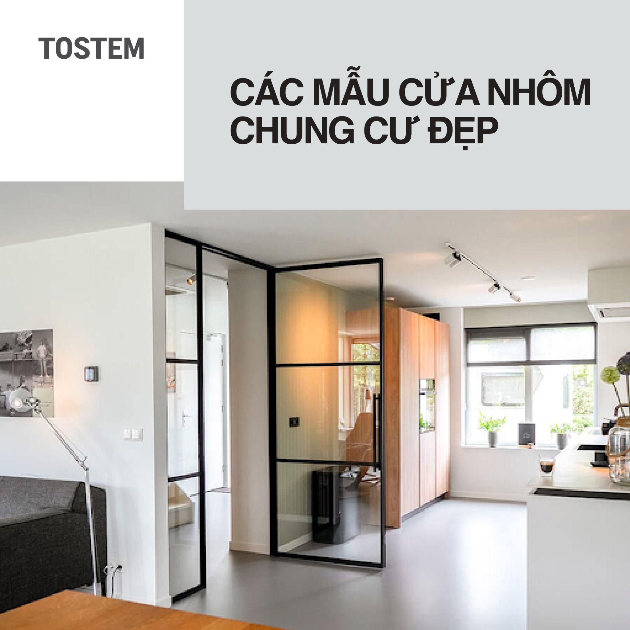 Gợi ý mẫu cửa nhôm chung cư đẹp, hiện đại & tối ưu không gian 2025