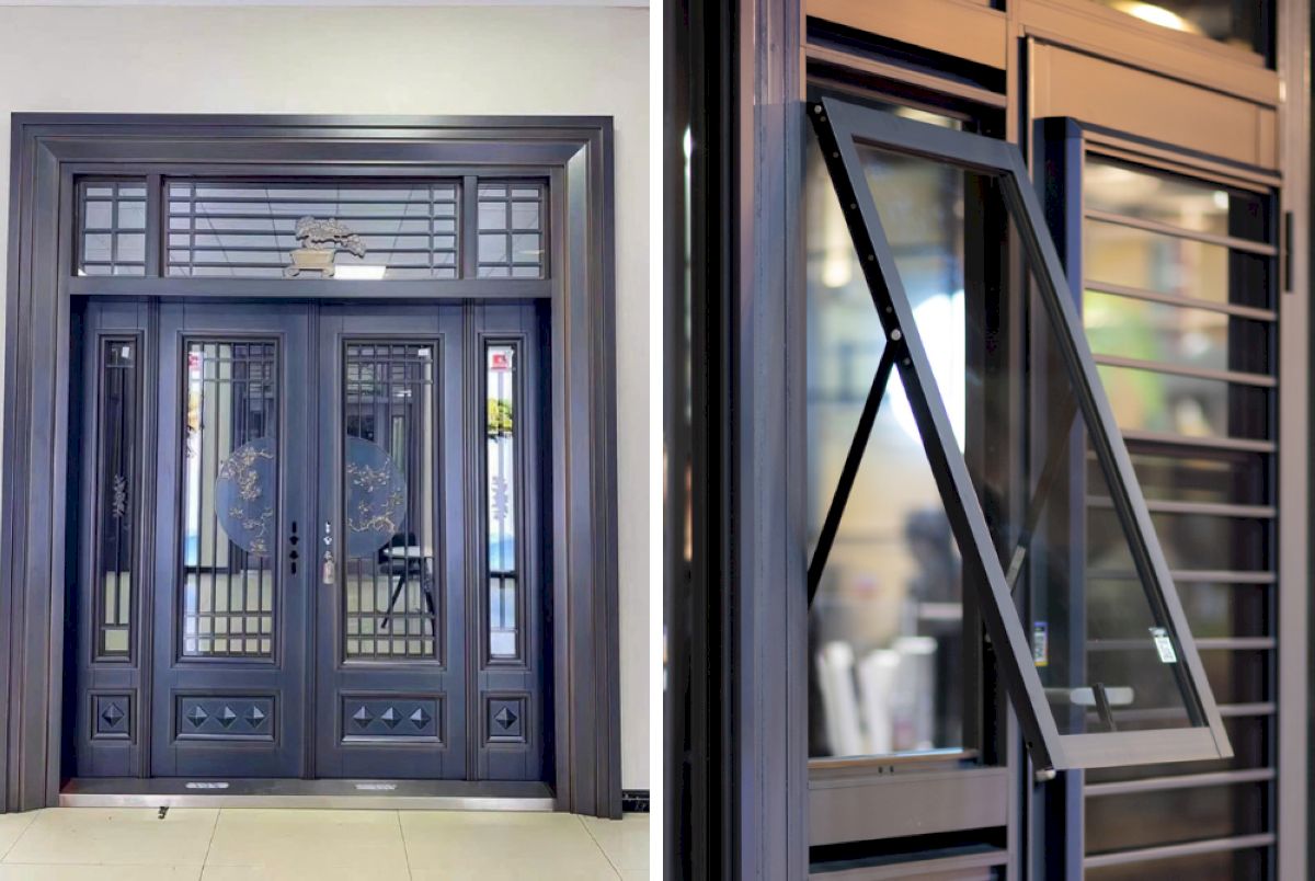 Cửa sắt thường có giá thấp hơn cửa nhôm tuy nhiên về lâu dài, chi phí bảo dưỡng tăng lên đáng kể