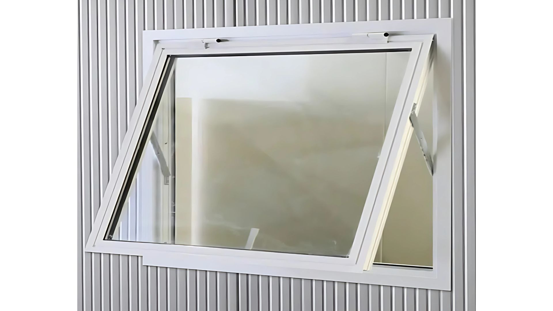 Mẫu cửa sổ mở hất kính mờ hiện đại, lưu thông gió tốt