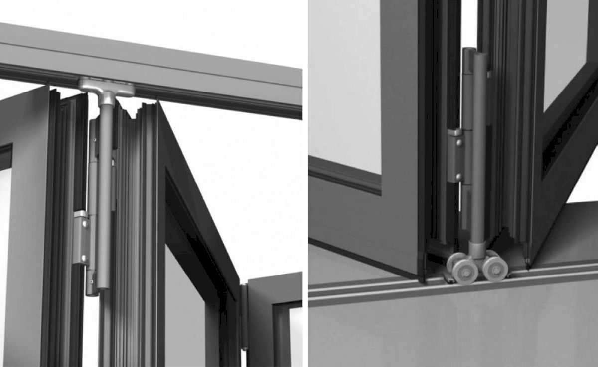 Tháo các cánh ra khỏi hệ thống ray trượt