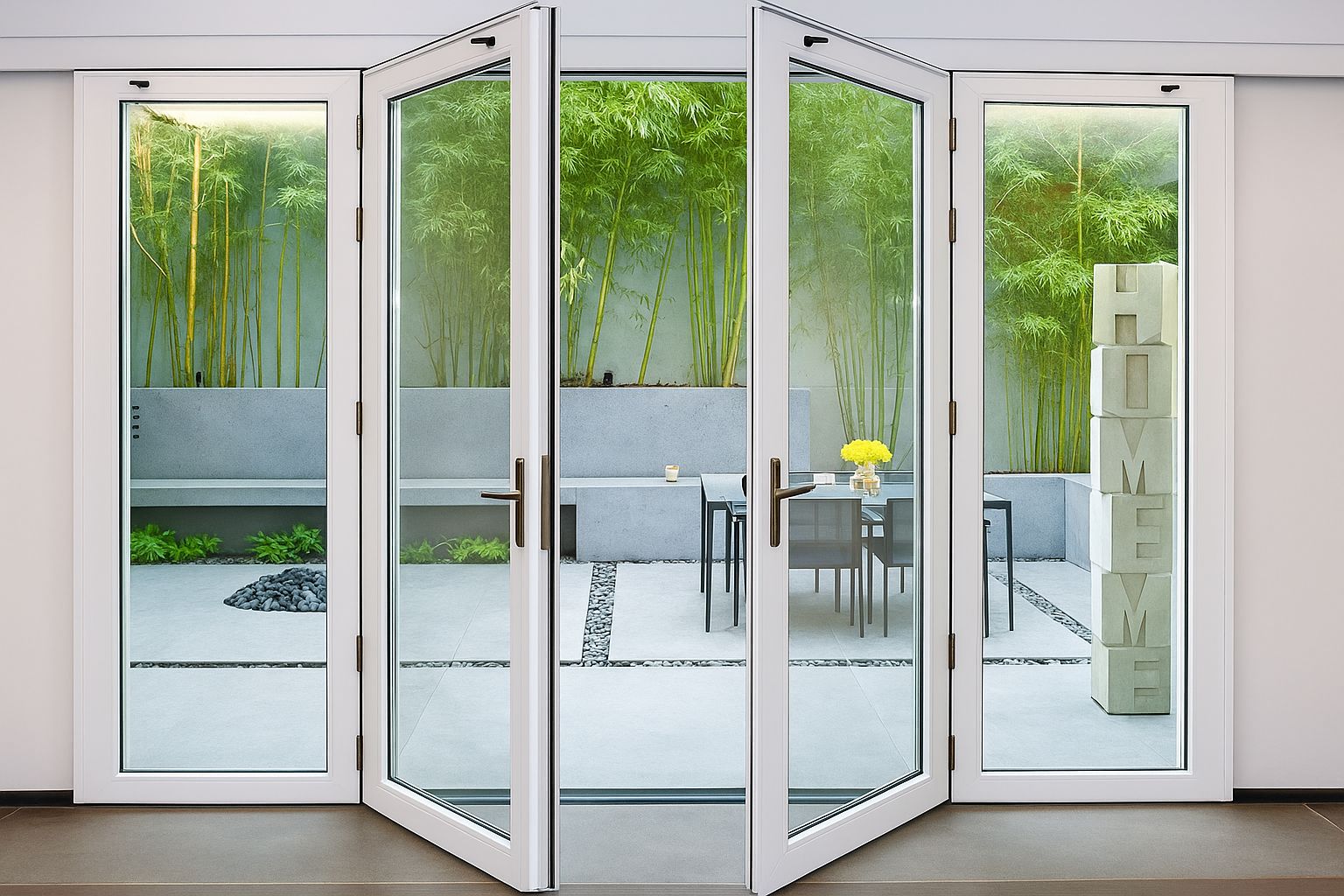 Dòng cửa phù hợp lắp đặt ở khu vực đi chính