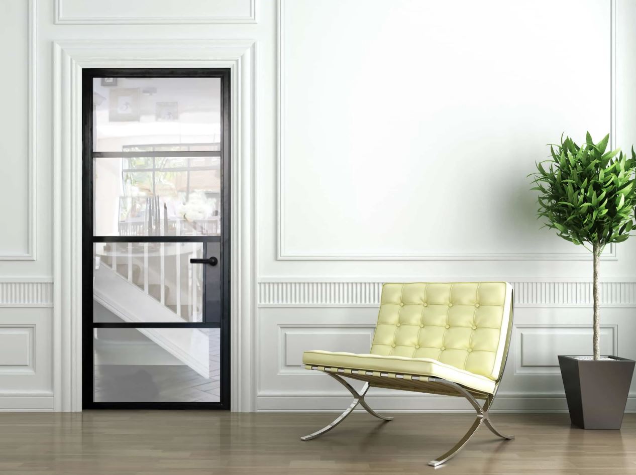 Cửa nhôm 1 cánh chia ô mang đến sự thoáng đãng cho không gian