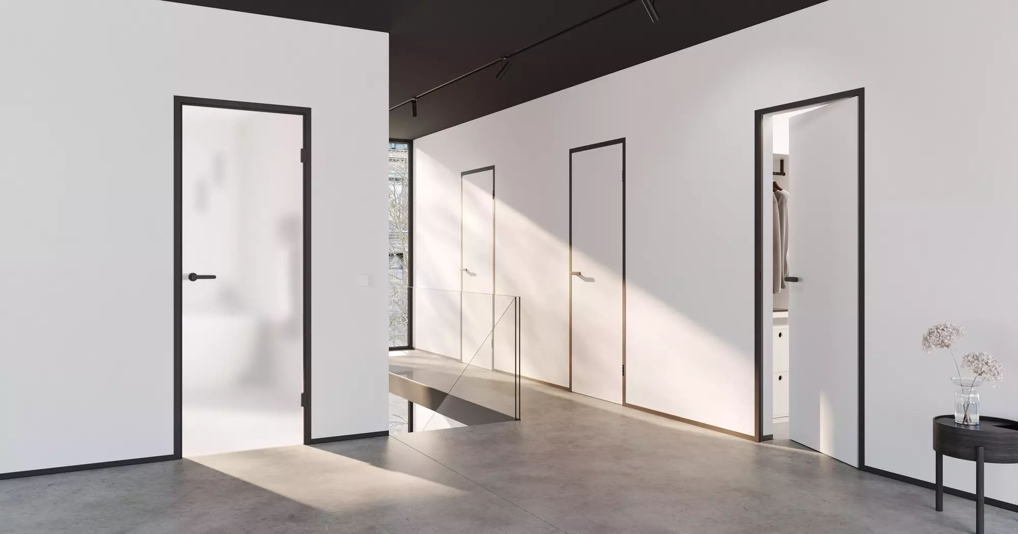 Mẫu cửa nhôm kính đục mở quay 1 cánh được sử dụng trong nhiều khu vực