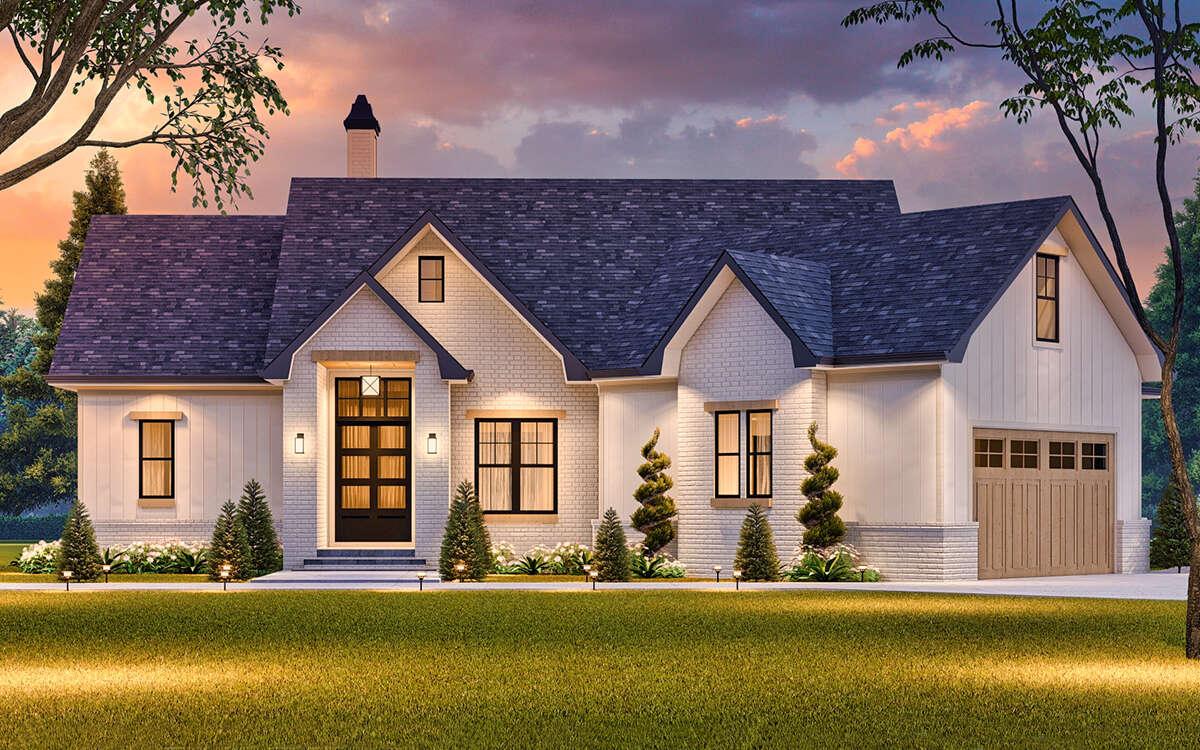 Biệt thự 1 tầng hiện đại châu Âu