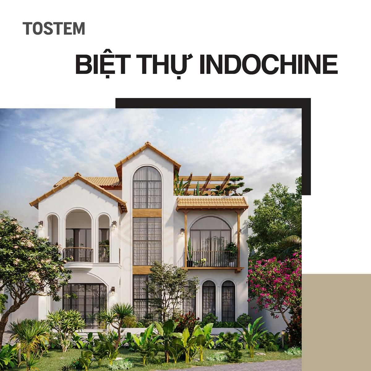 99+ mẫu biệt thự phong cách Indochine sang trọng và tinh tế