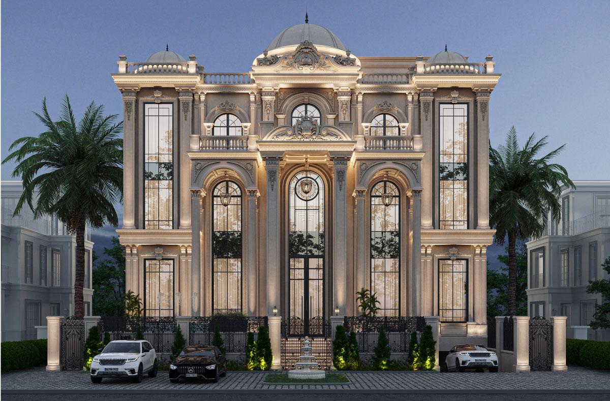 Biệt thự mang phong cách châu Âu được rất nhiều gia chủ quan tâm