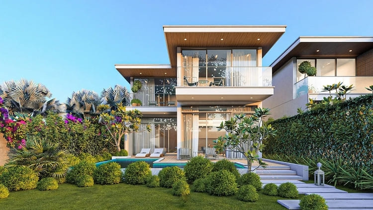 Biệt thự nhà vườn có kiến trúc hài hòa, nhiều cây xanh, không gian sống thoáng đãng