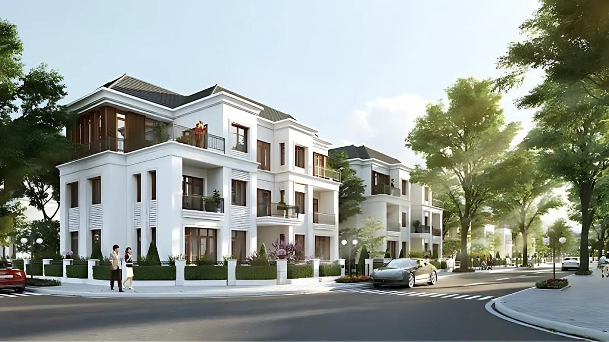 Biệt thự song lập là gì vị trí ven sông xanh mát.