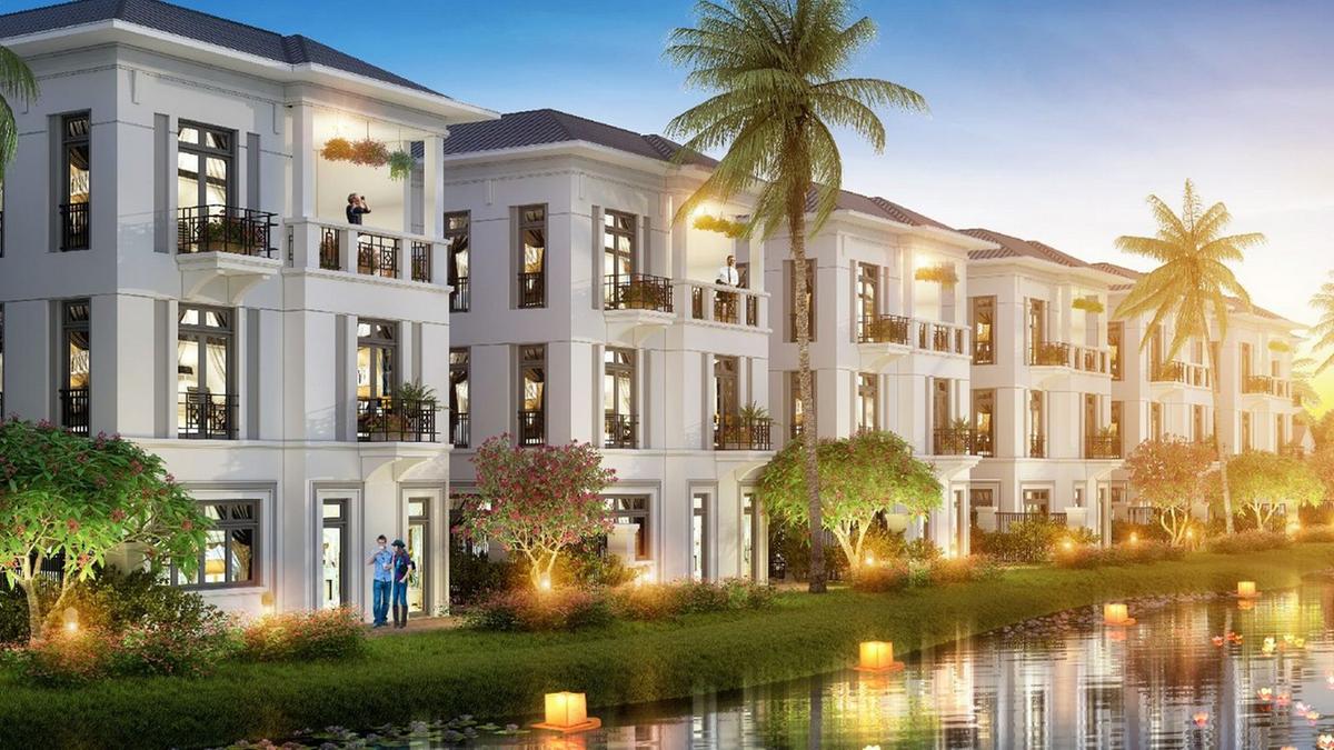 Biệt thự song lập là gì với kiến trúc tân cổ điển.