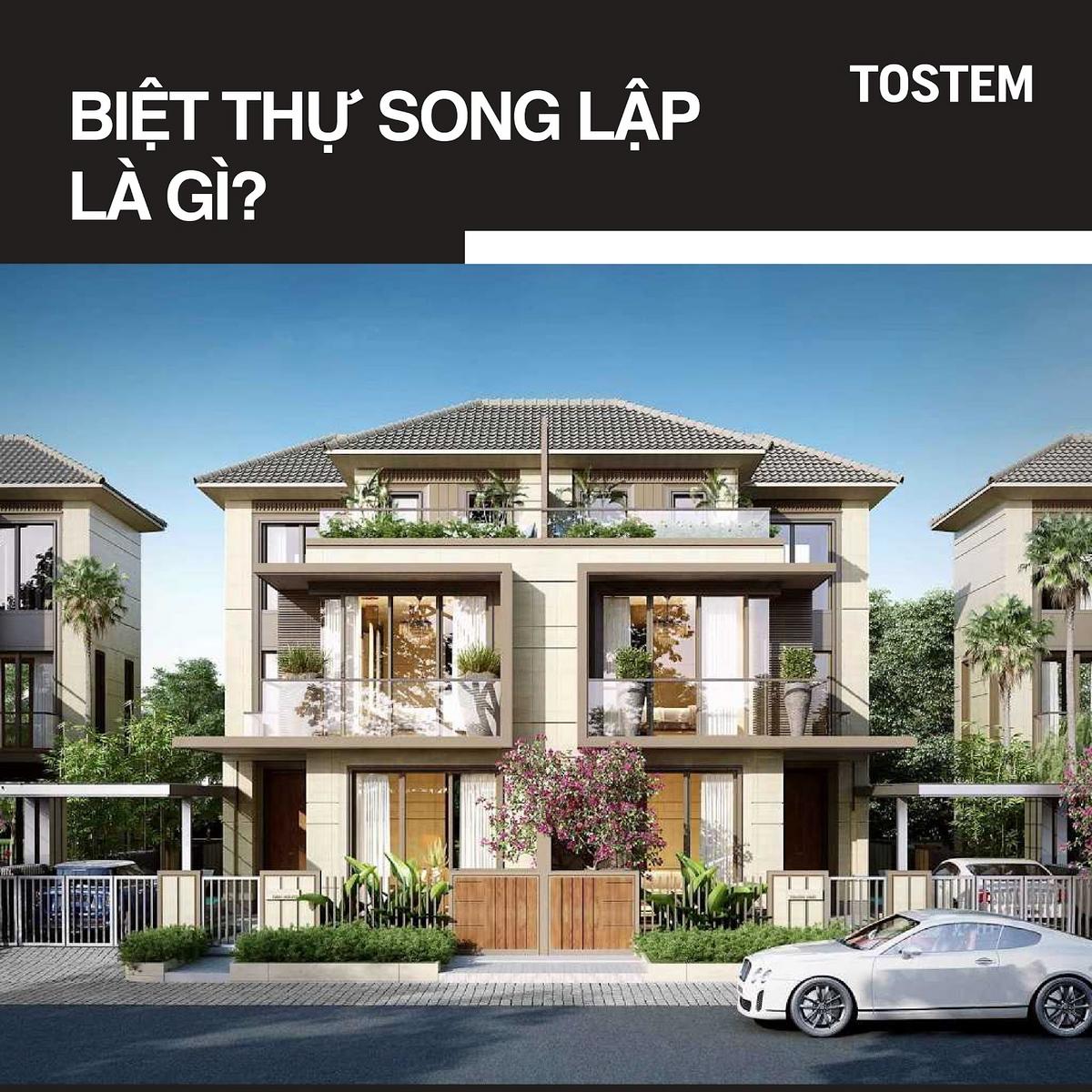 Biệt thự song lập là gì? Đặc điểm, xu hướng và mẫu cửa cao cấp