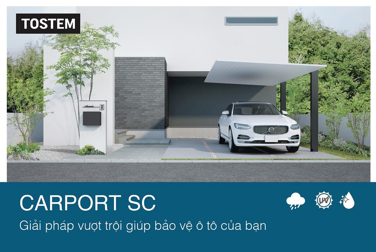 Carport SC là giải pháp mái che ô tô tiện ích và bền vững