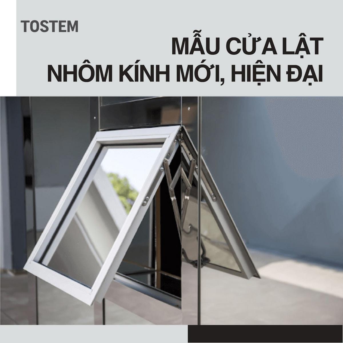 Báo giá 30+ mẫu cửa lật nhôm kính bền, thiết kế hiện đại, mới nhất 2025