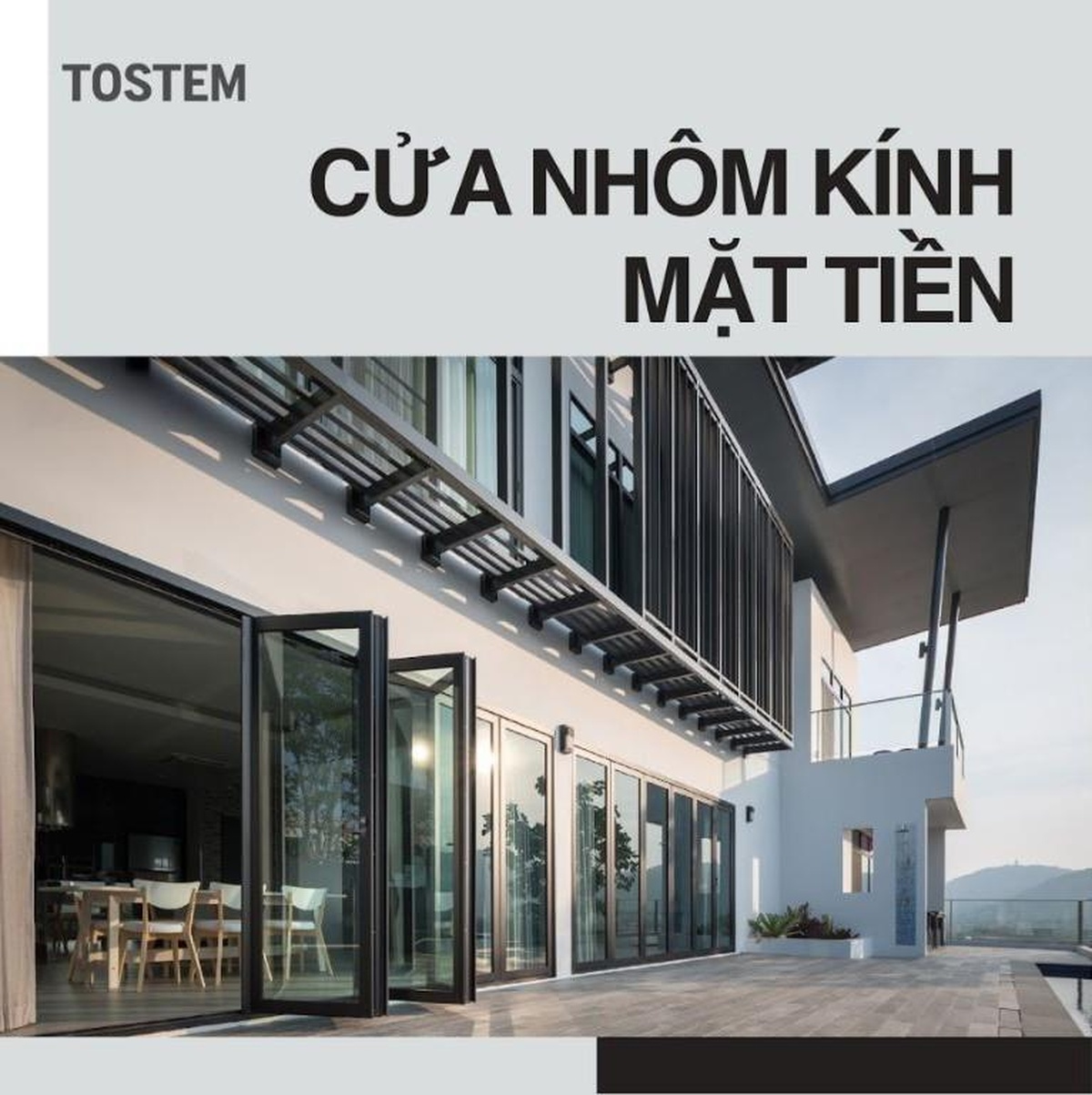 30+ mẫu cửa nhôm kính mặt tiền sang trọng & bền bỉ 2025