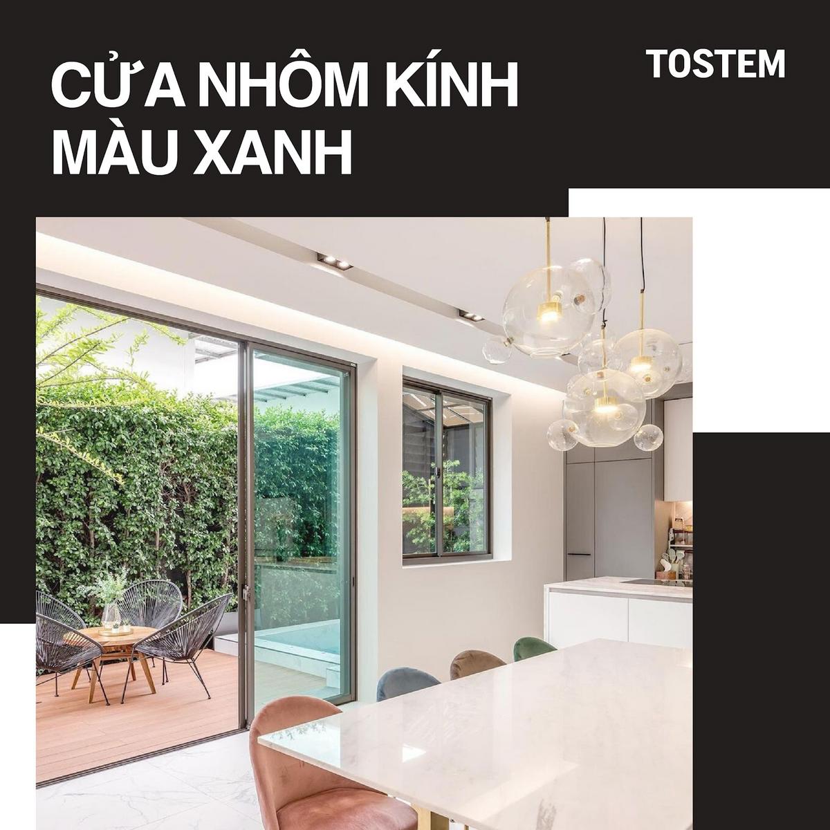 Cửa nhôm kính màu xanh có đẹp không? Gợi ý màu thay thế