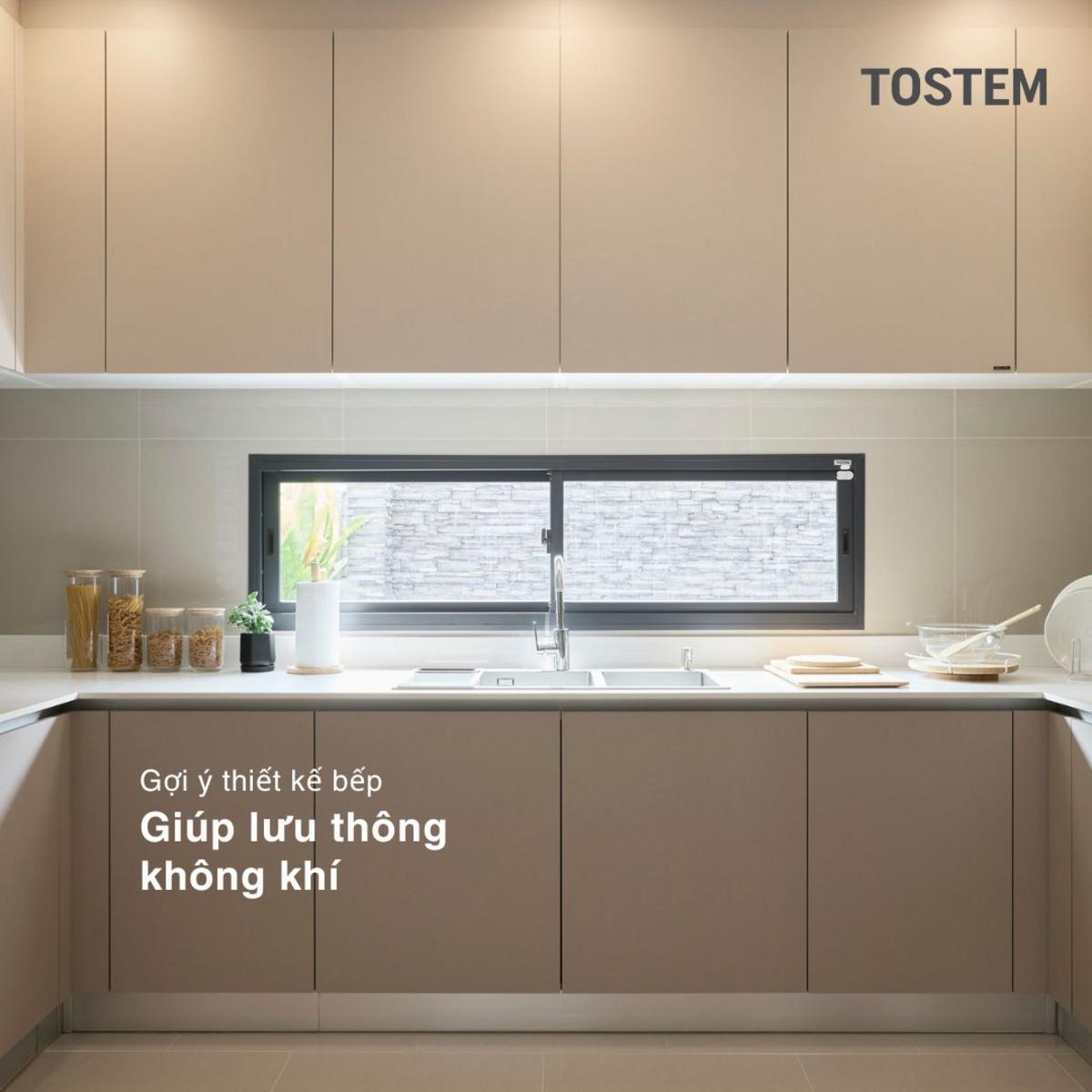 Cửa nhôm kính TOSTEM tối ưu lưu thông không khí