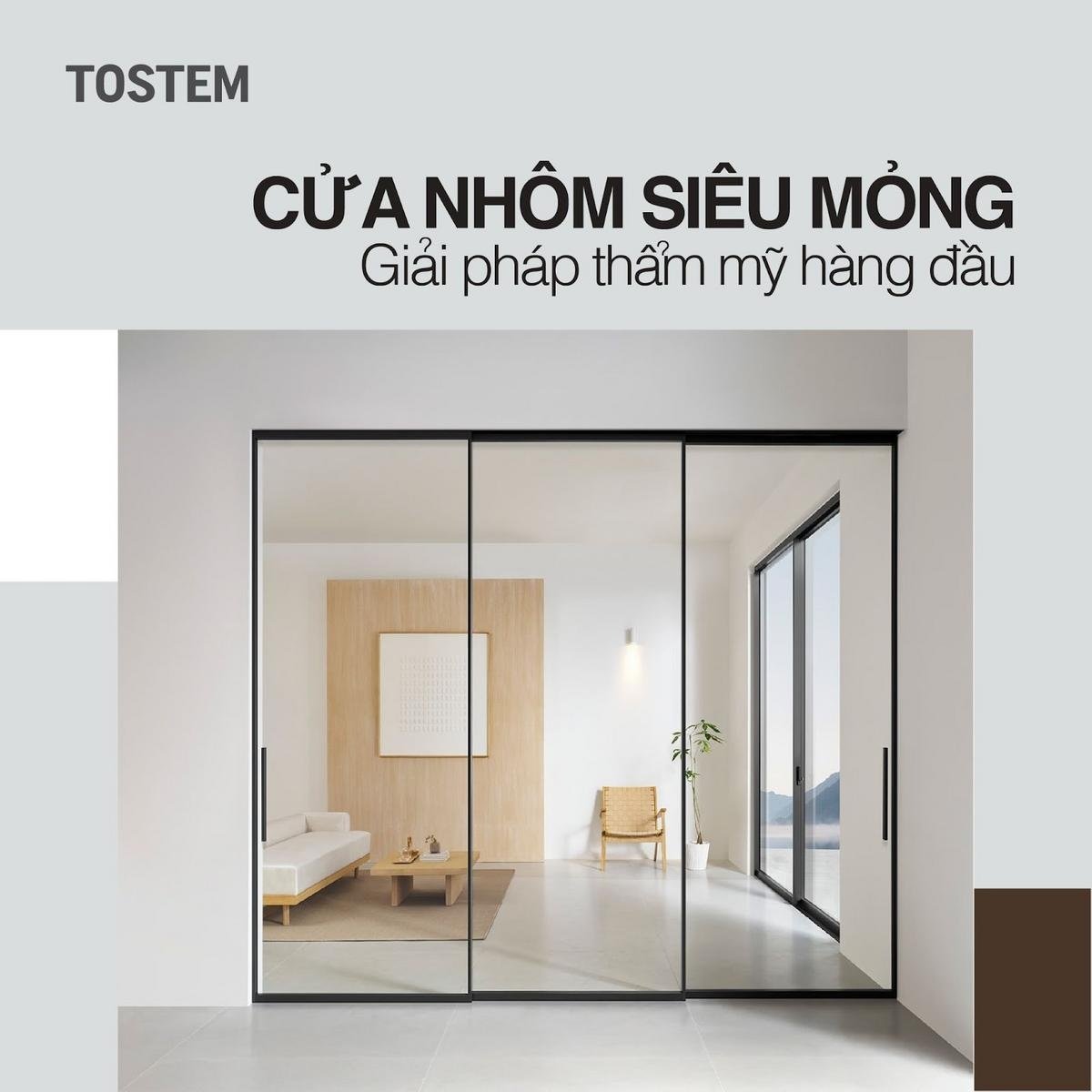 27 mẫu cửa nhôm siêu mỏng – Tối giản cho trải nghiệm vượt trội