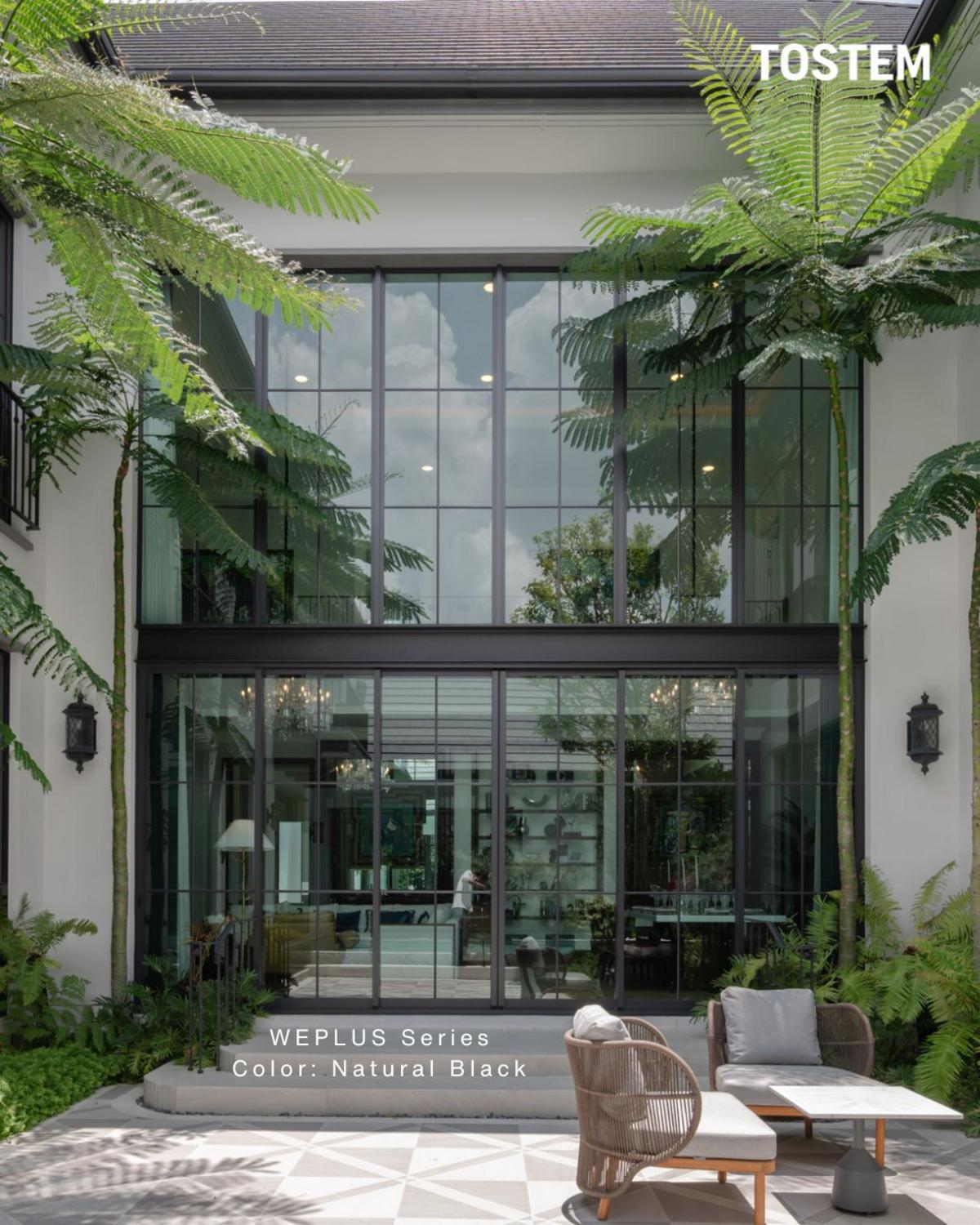 Cửa nhôm TOSTEM bền đẹp, hợp nhiều phong cách 