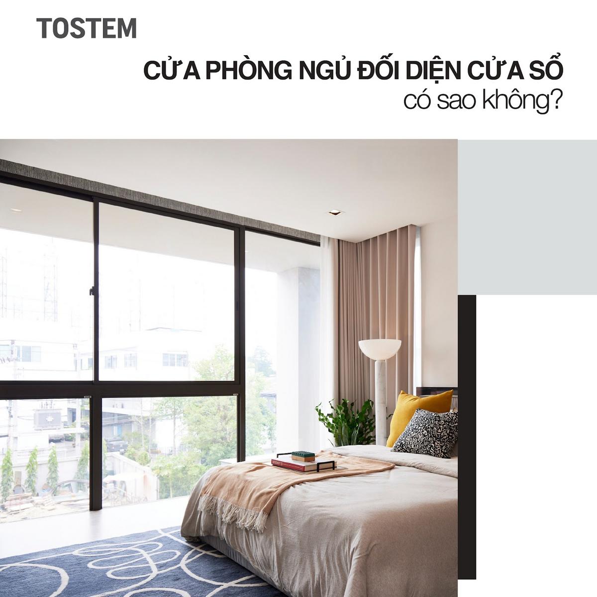 [Giải đáp] Cửa phòng ngủ đối diện cửa sổ có sao không?