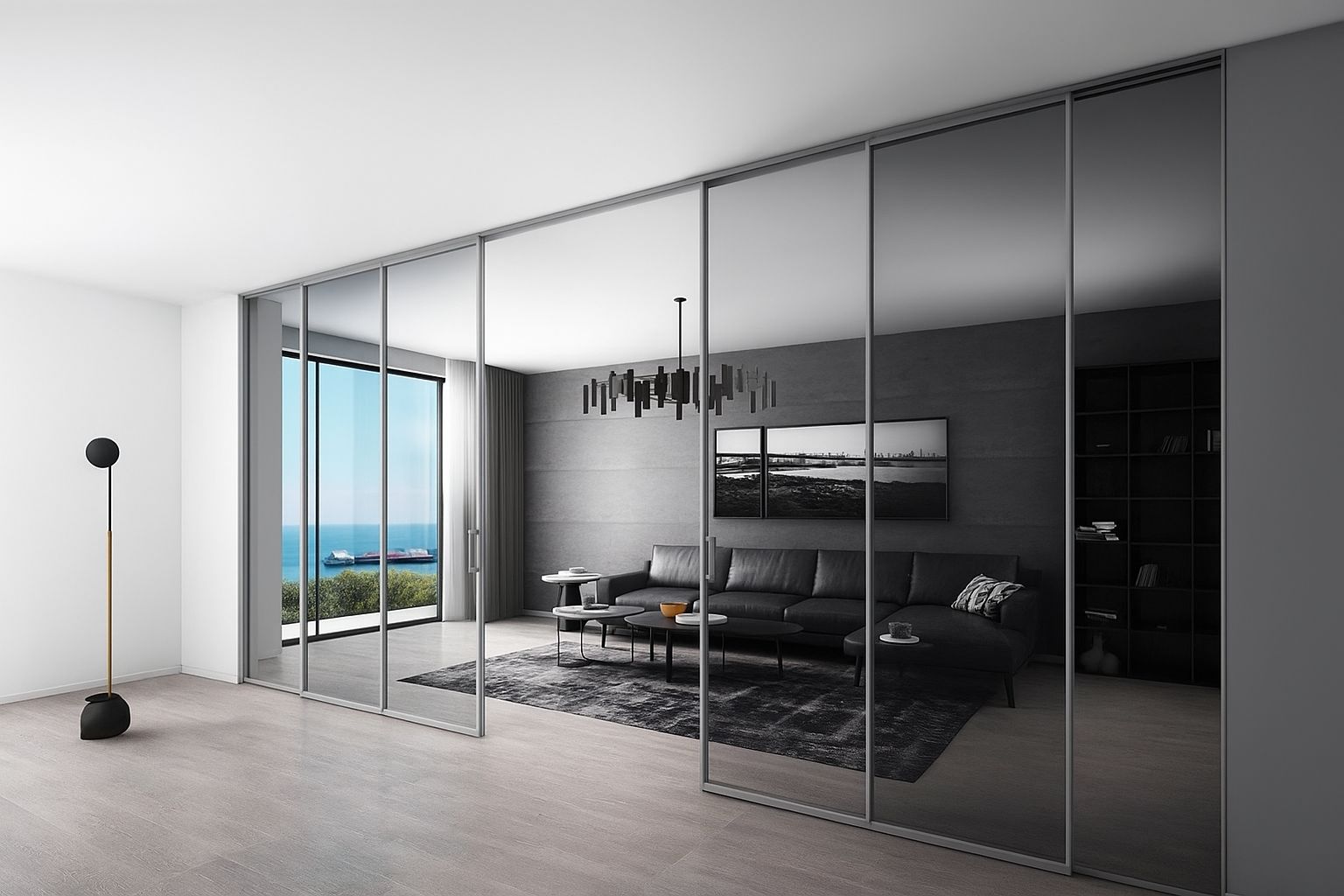 Dòng cửa rất phù hợp với phong cách kiến trúc hiện đại