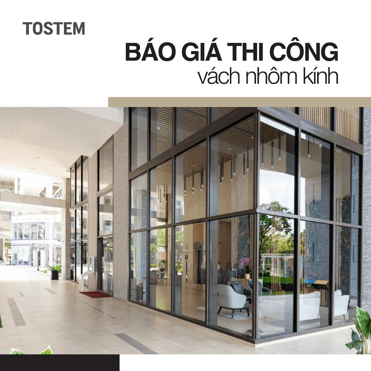 [Mới nhất] Giá thi công vách nhôm kính 2026 & Cách tính giá