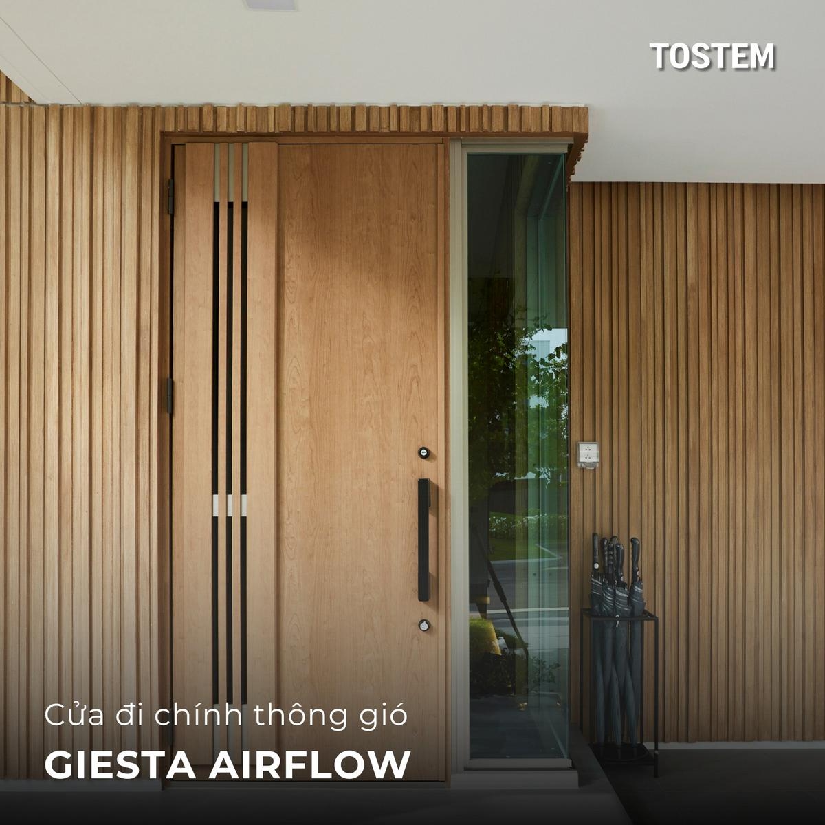 GIESTA AIRFLOW - Giải pháp cửa thông gió hiện đại. 
