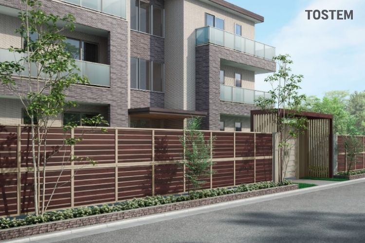 Hàng rào TOSTEM bảo vệ công trình và an ninh biệt thự vượt trội